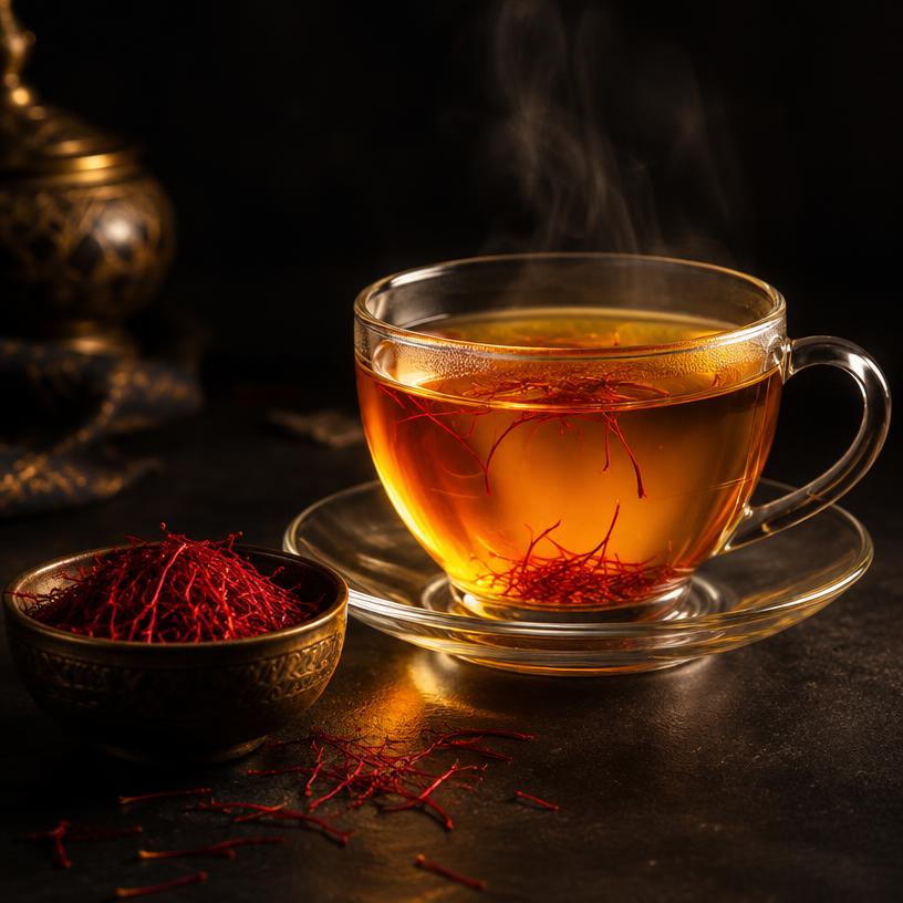 Ceylon Tea with Iranian Saffron